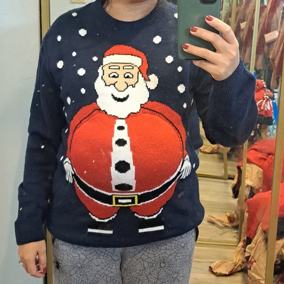 Couple Christmas Ugly Funny Sweater - Small & Large - Picture 3 of 9